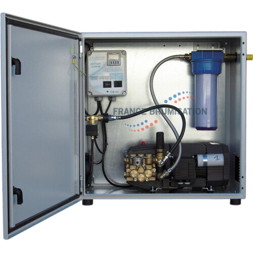 Armoire de brumisation HYDRO7 ARMEXT — groupe HP, filtration, IP65, 60 bars